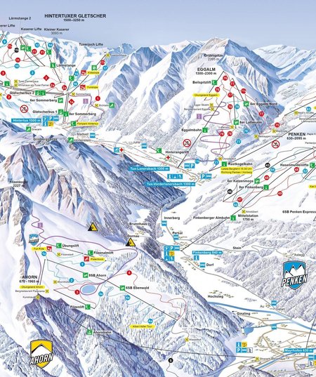 Skigebiet Ahorn © Mayrhofner Bergbahnen