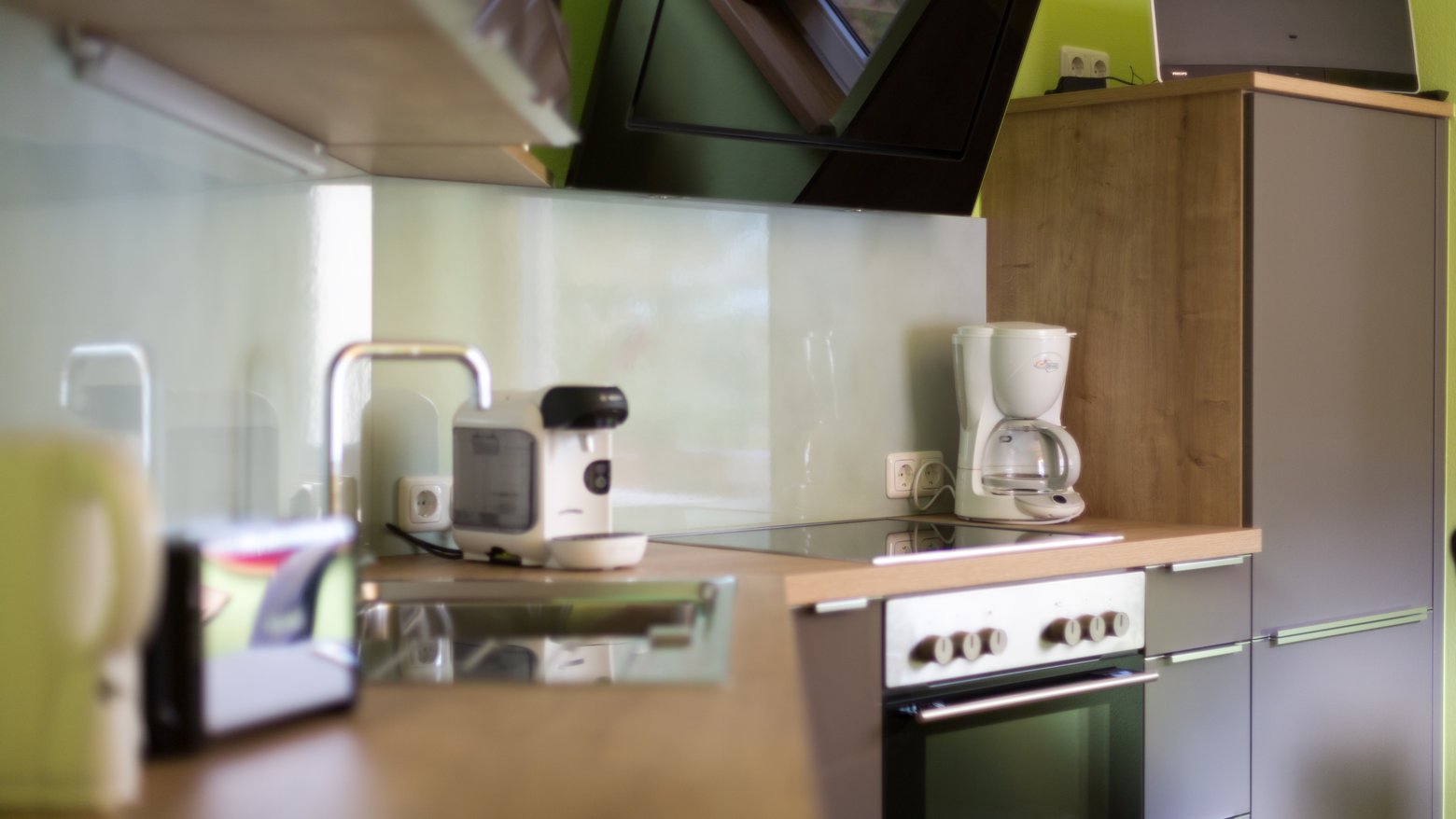 Kitchen with Nespresso machine